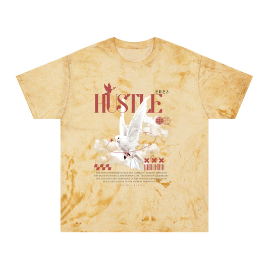 Hustle-Inspired Unisex Color Blast T-Shirt, Motivational Apparel, Trendy Streetwear, Casual Outfit, Unique Gift Idea