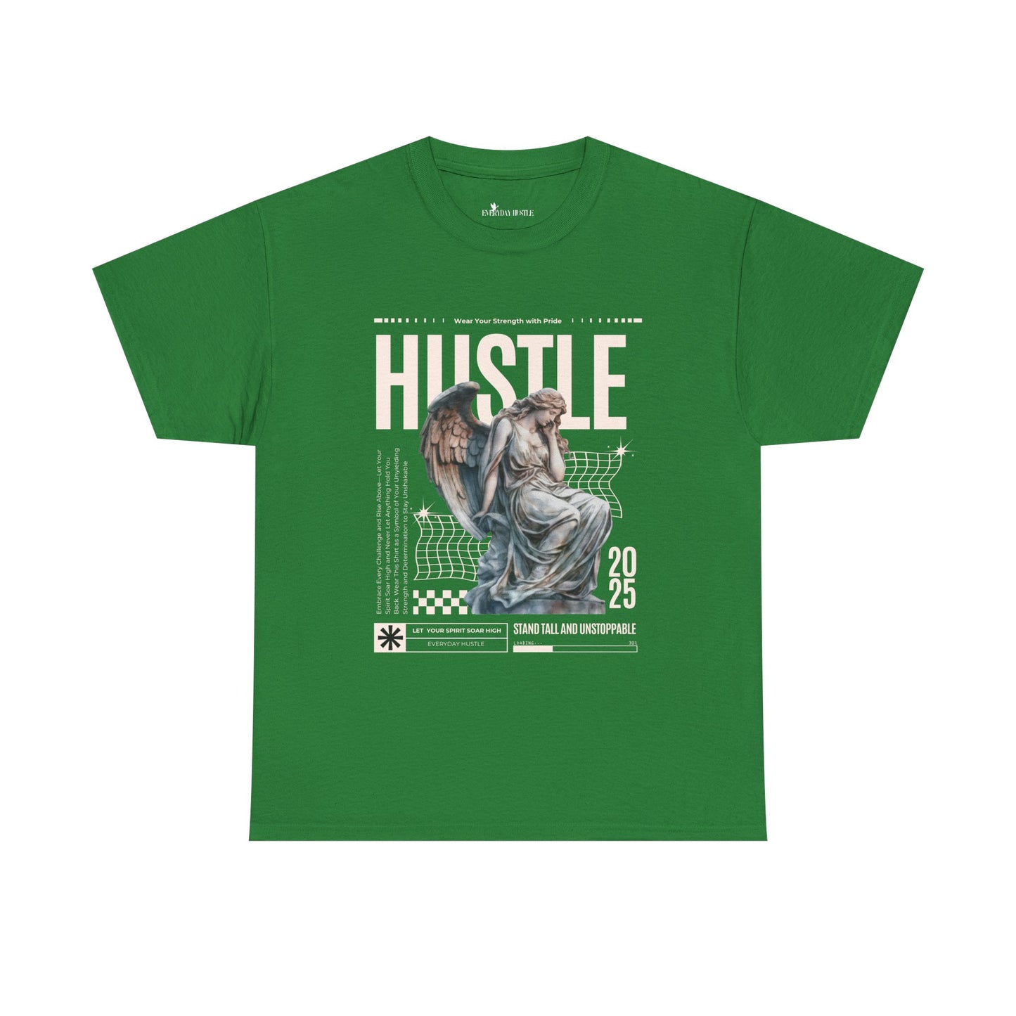 Hustle Graphic Tee, Motivational Tee, Unisex Cotton Shirt, Casual Wear, Streetwear Fashion, Gift for Entrepreneurs