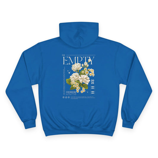 Die Empty Hoodie 2025 – Royal Blue Inspirational Streetwear | Everyday Hustle x Champion Limited Edition Graphic Hoodie